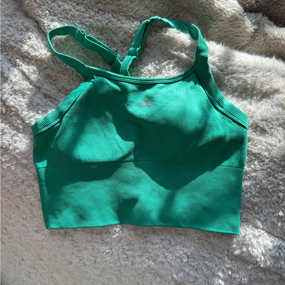 Alo Ribbed Sports Bra